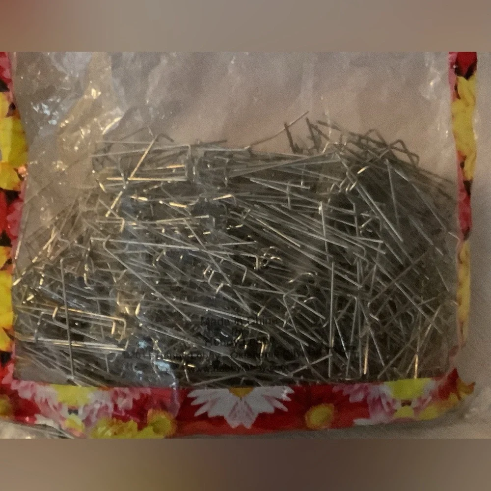 Floral Pins Silver (2) bags 1lb pins per bag